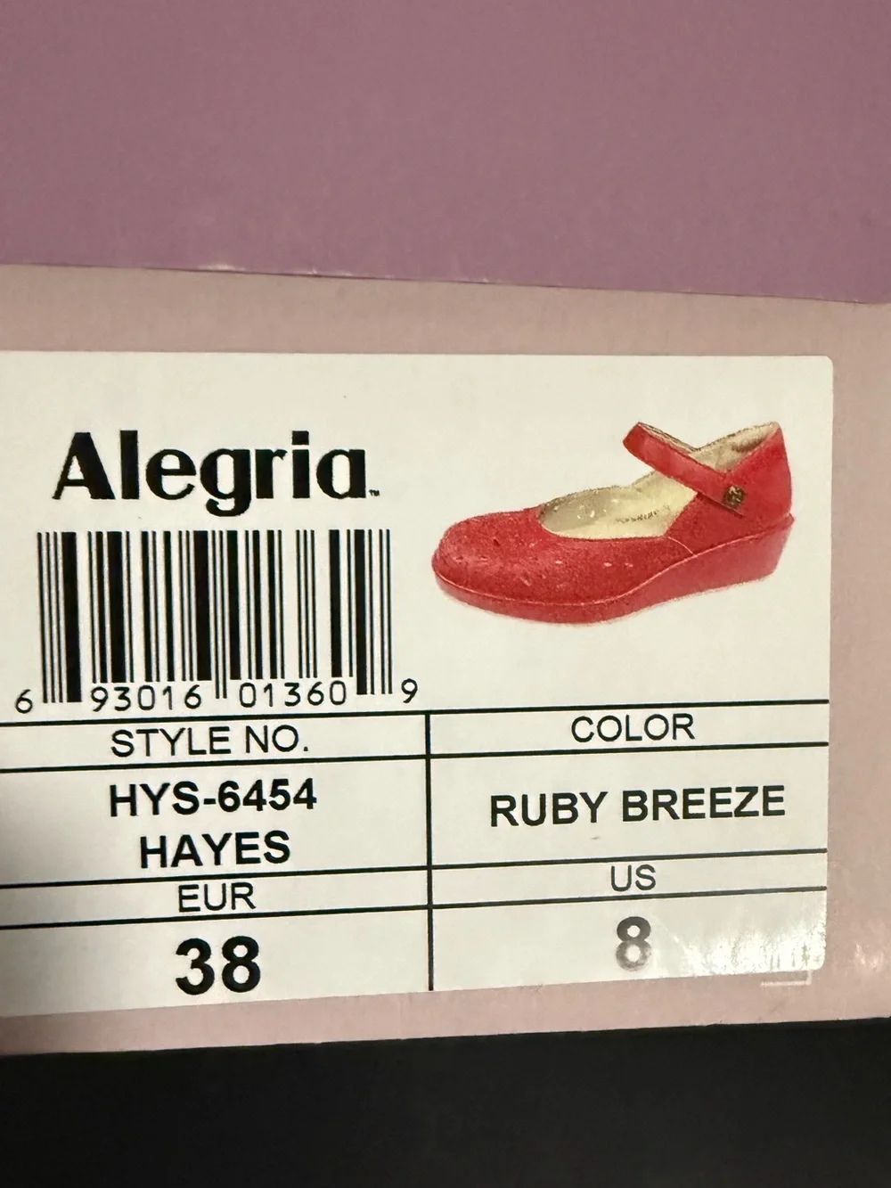 Alegria Red Mary Jane Wedge Clogs with Perforated Detail!! NWB